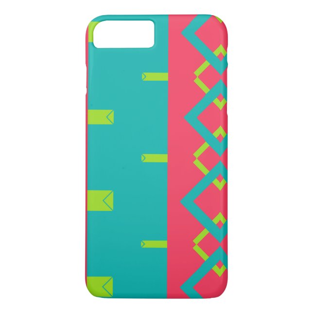 Coques Case-Mate iPhone Losange et d'autres formes sur un arrière - plan (Dos)