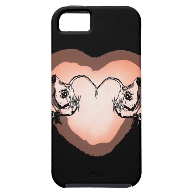 Coques Case-Mate iPhone Lottes de mer dans l'amour (Dos)