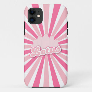Coque iPhone 11 Lotus à Fleur Rose