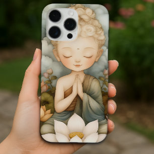 Coque iPhone 16 Pro Max Lotus Bouddha Art Médiation zen