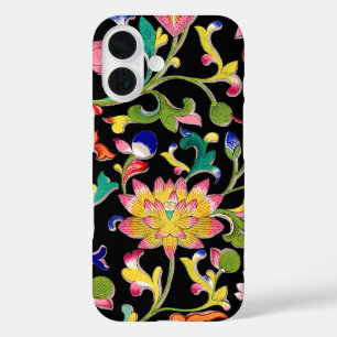 Coque Pour iPhone 16 Lotus Fleurs et Vins