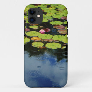 Coque Case-Mate iPhone Lotus rose en pluie