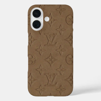 Coque Pour iPhone 16 Louis Vuitton - iPhone 16 coque. couleur beige