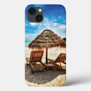 Case-Mate iPhone Case Lounge on beach throw pillow