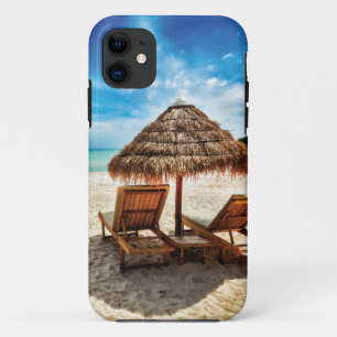 Case-Mate iPhone Case Lounge on beach throw pillow
