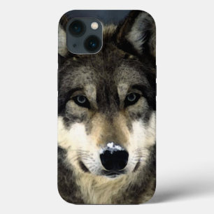 Etui iPhone 13 Loup