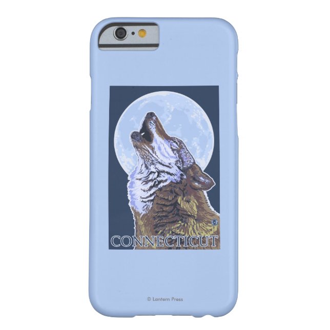 Coques Case-Mate iPhone Loup de ConnecticutHowling (Dos)