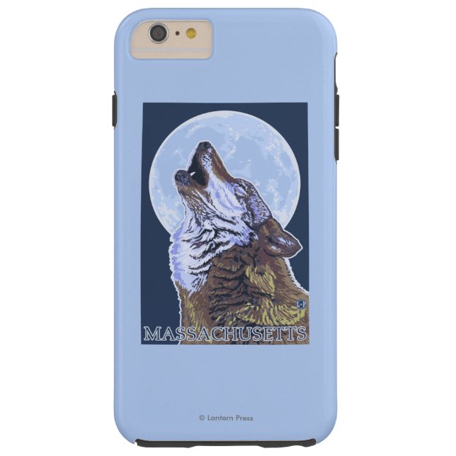 Coques Case-Mate iPhone Loup de MassachusettsHowling (Dos)