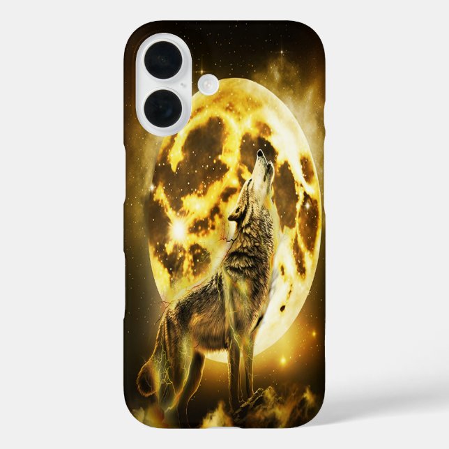 Coques Case-Mate iPhone Loup d'or (Verso)