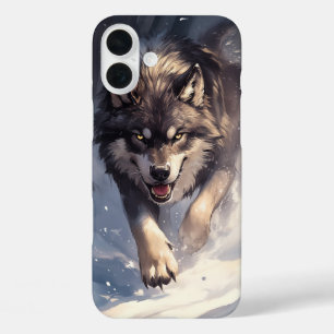 Coque Pour iPhone 16 Plus Loup en hiver
