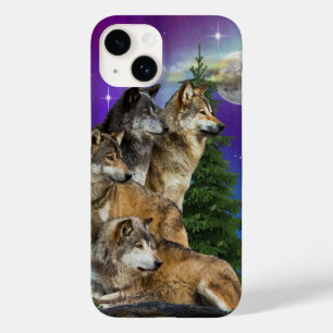 Coque Case-Mate iPhone Loup et lune