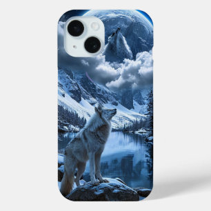 Coque Case-Mate iPhone Loup et lune