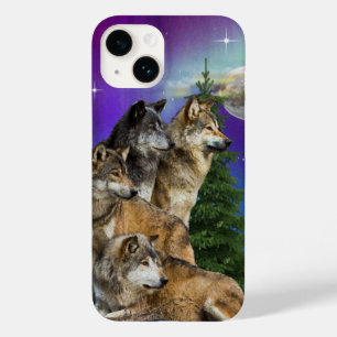 Coque Case-Mate iPhone Loup et lune