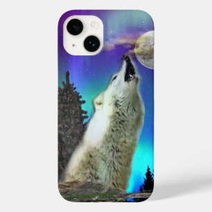 Coque Case-Mate iPhone loup et lune
