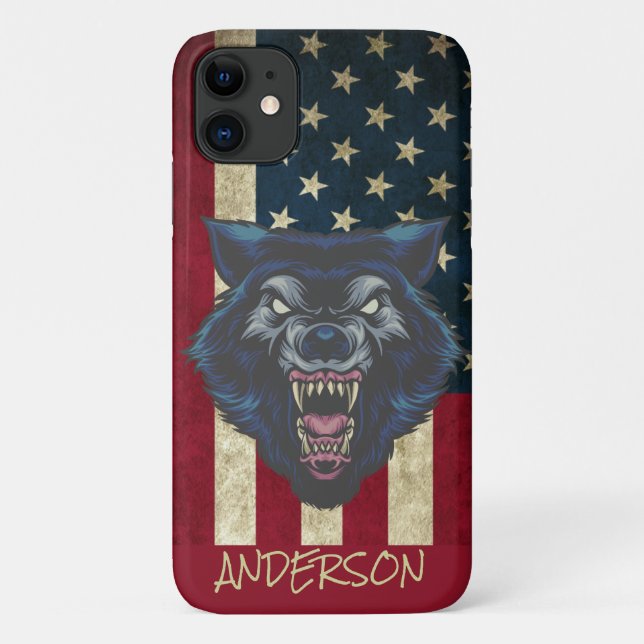 Coques Case-Mate iPhone Loup-garou personnalisé (Dos)
