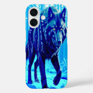 Coque Pour iPhone 16 Loup givre