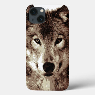 Etui iPhone Case-Mate Loup gris