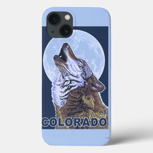 Coques Case-Mate iPhone Loup gris HowlingColorado (Verso)