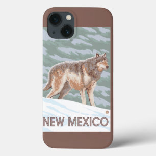 Coques Pour iPhone Loup gris StandingNew Mexique