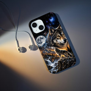 Coque Case-Mate iPhone Loup hurlant à la lune Forêt Faune Nature