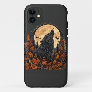 Case-Mate iPhone Case Loup hurlant au clair de lune gothique Halloween n