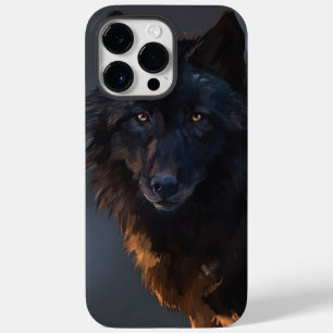 Coque Case-Mate iPhone loup noir