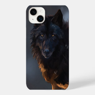 Coque Case-Mate iPhone Loup noir