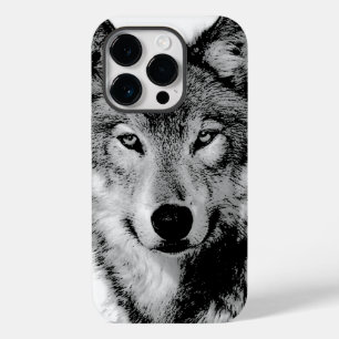 Coque Case-Mate iPhone Loup noir et blanc