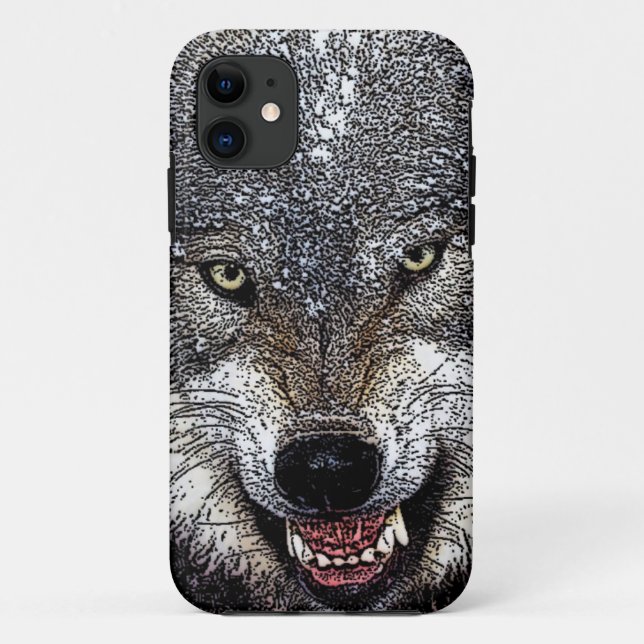 Coques Case-Mate iPhone Loup sauvage (Dos)