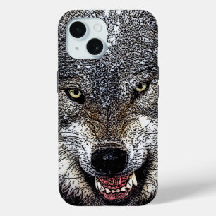 Coque Pour iPhone 15 Loup sauvage