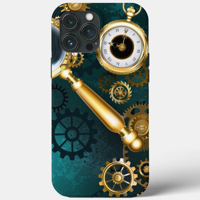 Coques Case-Mate iPhone Loupe en style Steampunk (Verso)