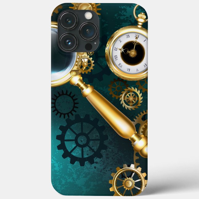 Coques Case-Mate iPhone Loupe en style Steampunk (Verso)