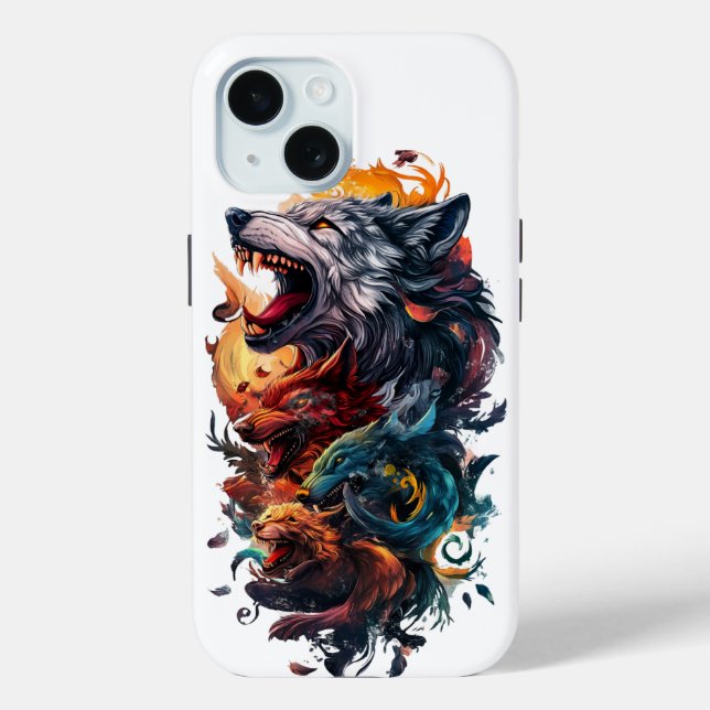 Coques Case-Mate iPhone loups (Verso)