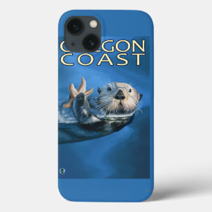Etui iPhone 13 Loutre de mer de côte de l'Orégon