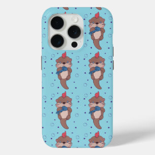 Coque Case-Mate iPhone Loutre de mer punk rock avec poisson Art animal