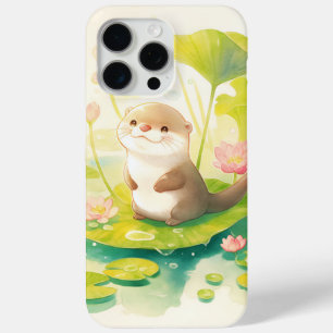 Coque Case-Mate iPhone Loutre sur un nénuphar