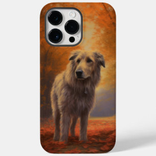 Coque Case-Mate iPhone Louveteau dans les feuilles d'automne qui tombent