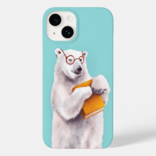 Coque Case-Mate iPhone Louveur de livre intelligent d'ours blancs