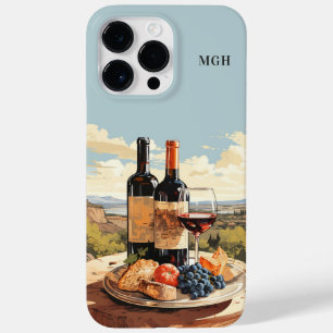 Coque Case-Mate iPhone Louveur de vin Monogramme personnalisé