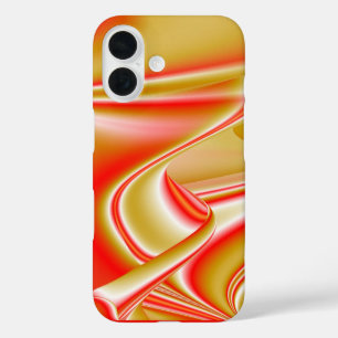 Coque Pour iPhone 16 Love and Gold Abstrait 3D Rainbowart