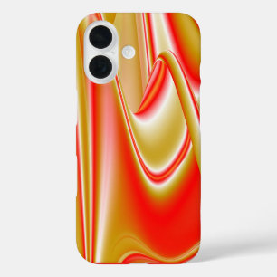 Coque Pour iPhone 16 Love and Gold Abstrait 3D Rainbowart