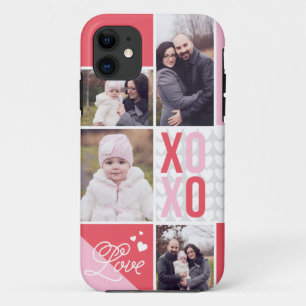 Case-Mate iPhone Case Love and Hugs 4 Photo Collage Coque-Mate iPhone Ca