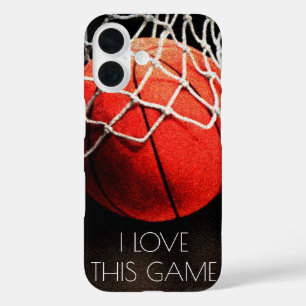 Coques iPhone 16 Love Basketball Jeu