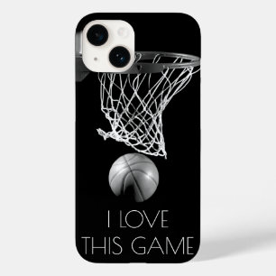 Coques Pour iPhone Love Basketball Jeu noir & blanc