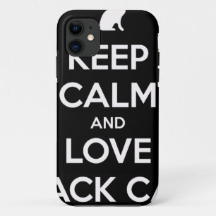 Coque iPhone 11 Love Black Cats