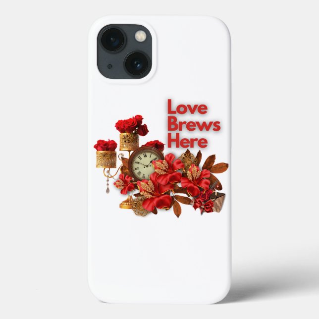 Coques Case-Mate iPhone Love Brews ici (Verso)