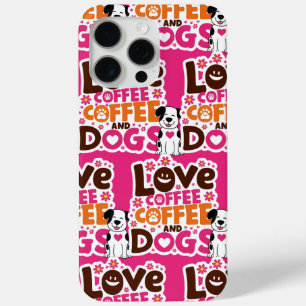 Coque Case-Mate iPhone Love Coffe and Dogs