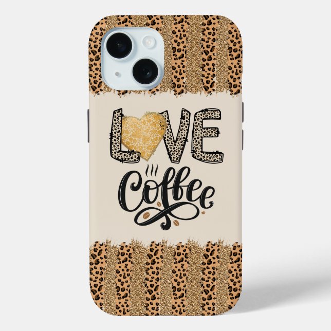 Coques Case-Mate iPhone Love Coffee drôle mignon citations tendance pour e (Verso)