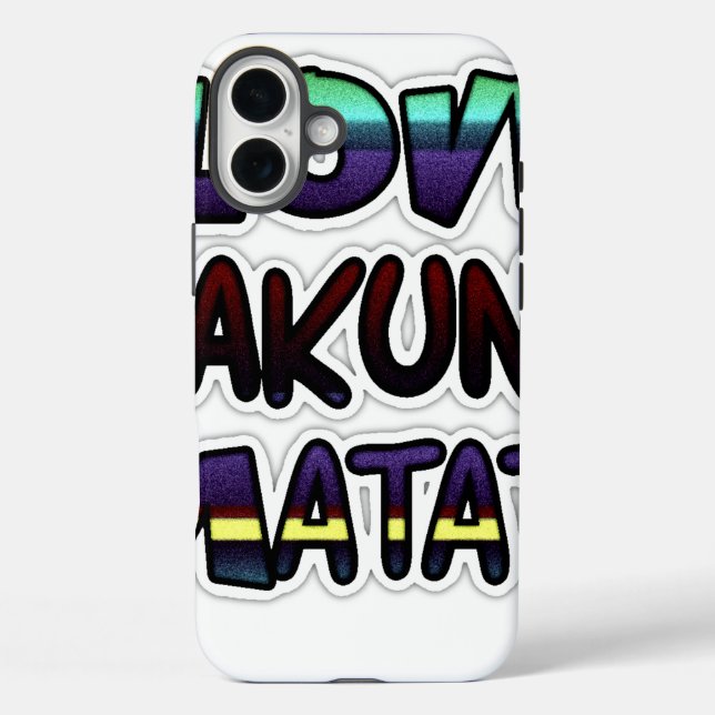 Coques Case-Mate iPhone Love Hakuna Matata Cadfts (Verso)