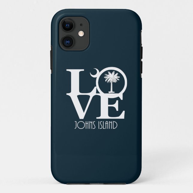 Coques Case-Mate iPhone LOVE Johns Island, Caroline du Sud (Dos)